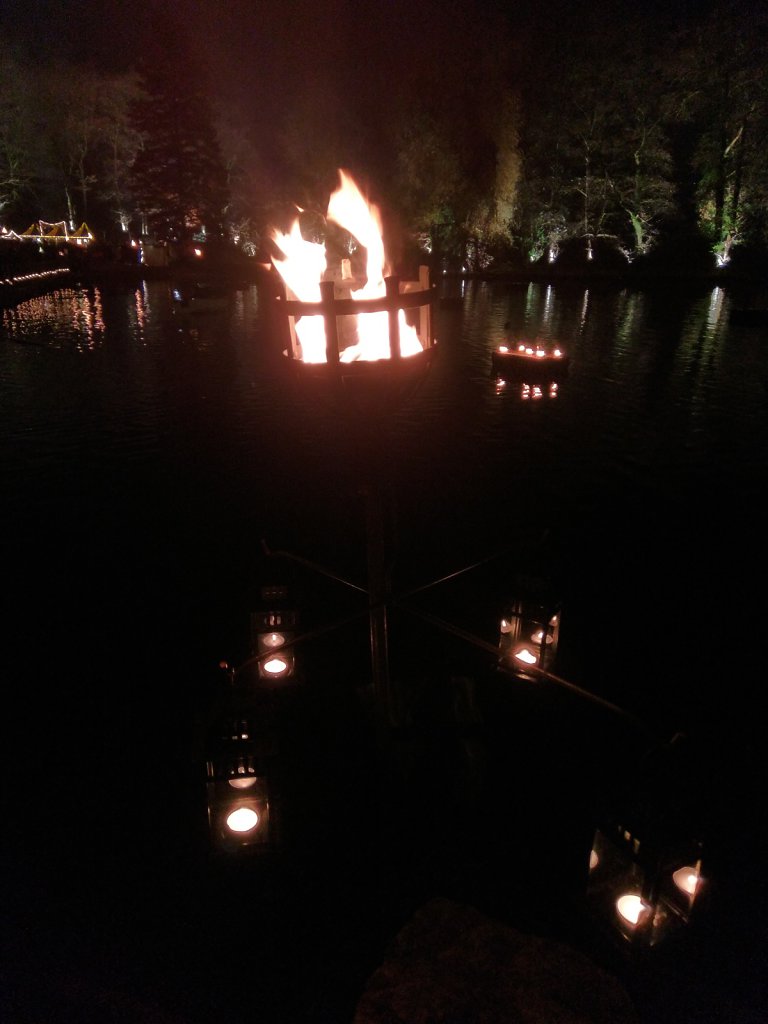 Fackel am See